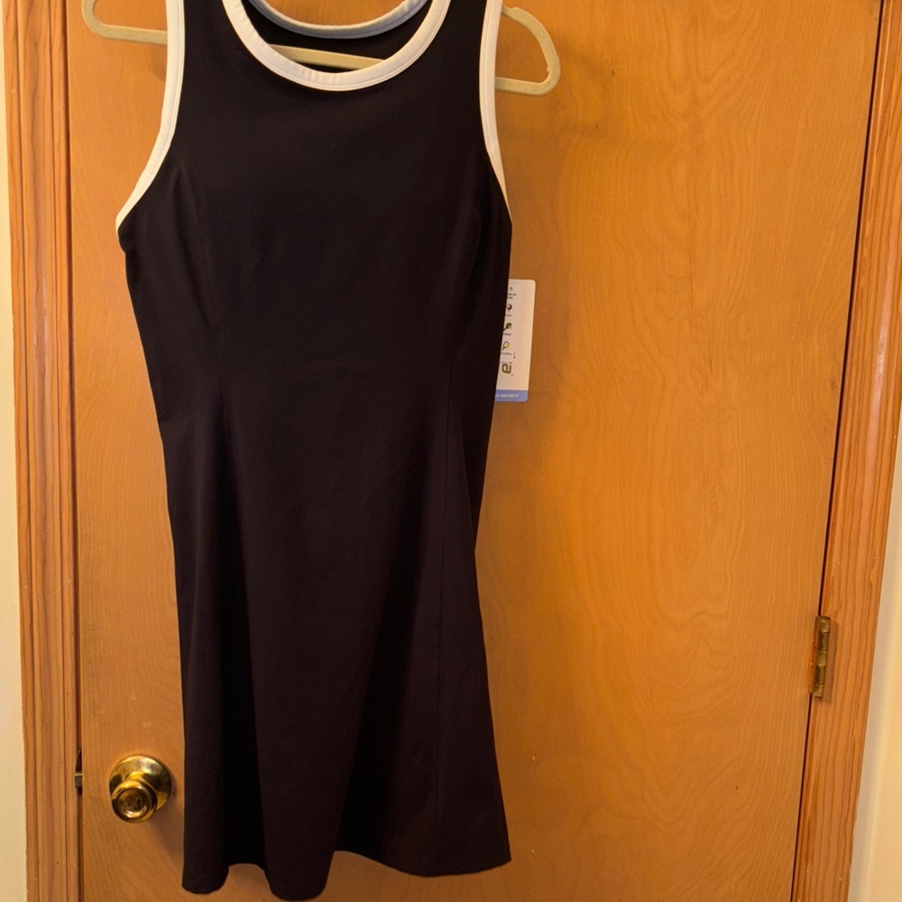 Marika Black and White Golf/ Tennis/ Pickleball Mini Dress Size Large